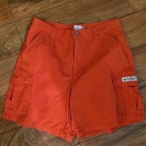 Calvin Klein Orange Cargo Shorts